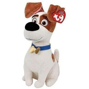 Ty Beanie Babies Secret Life of Pets Max The Dog Medium Plush - NWT